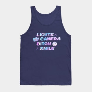 Lights Camera B*tch Smile Tank Top